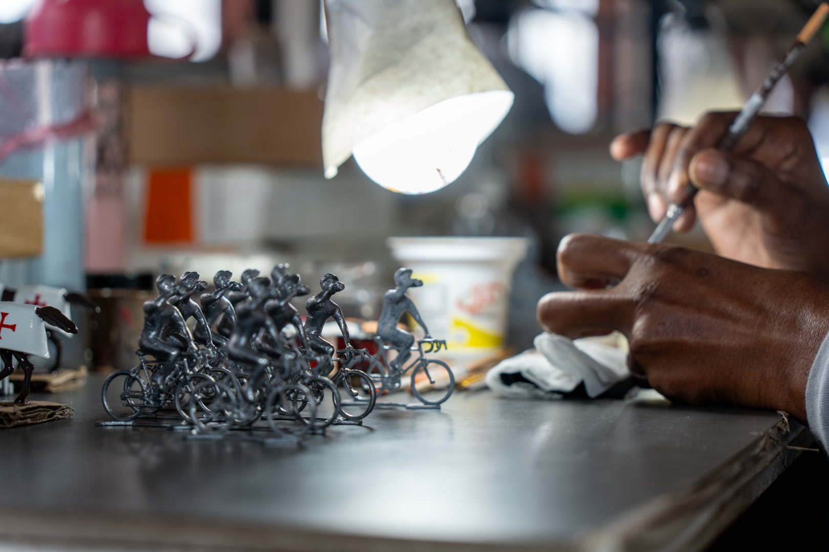 Photos of the MINIMAD team at work and collaborating