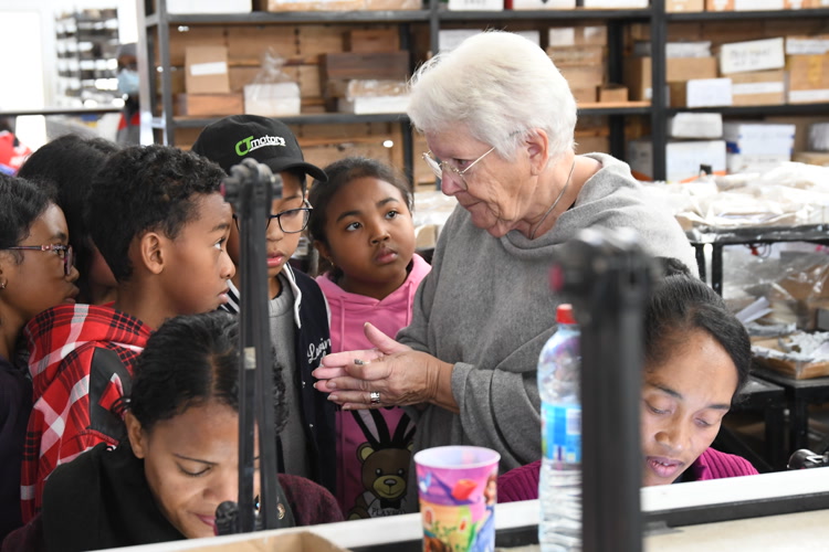Visite de l'école Bird